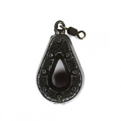 Грузило для риболовлі, Грипа, фарбоване, з вертлюгом, 80г